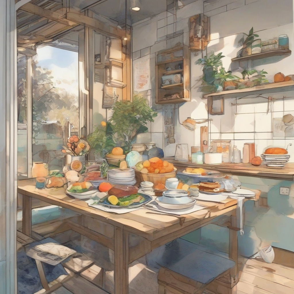 厨房里的养生秘籍：美食与家居的完美结合