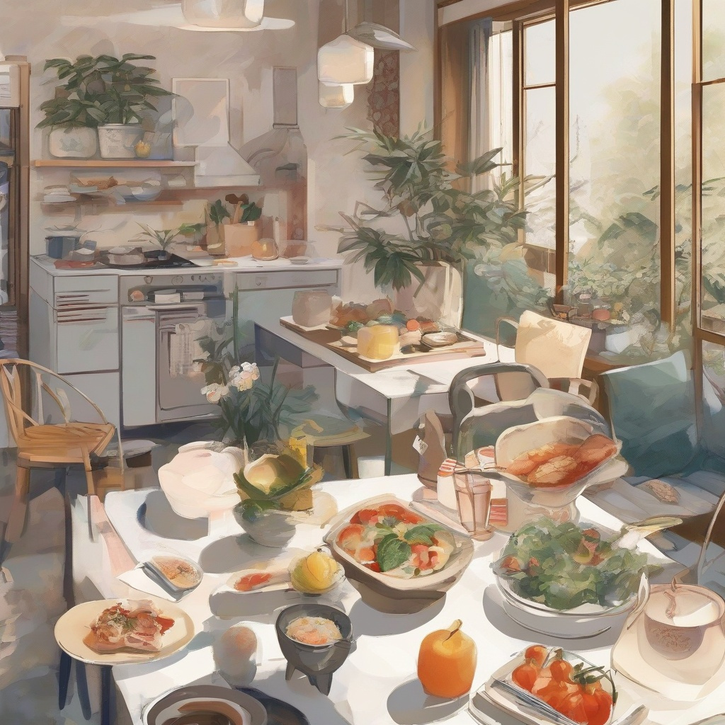 厨房里的养生经：美食与家居的完美结合