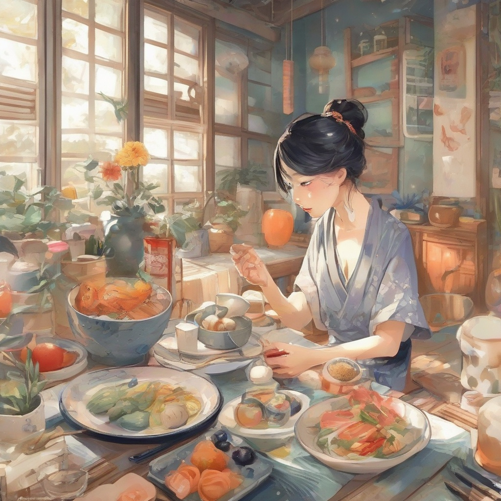 厨房里的养生智慧：食材收纳与烹饪秘籍